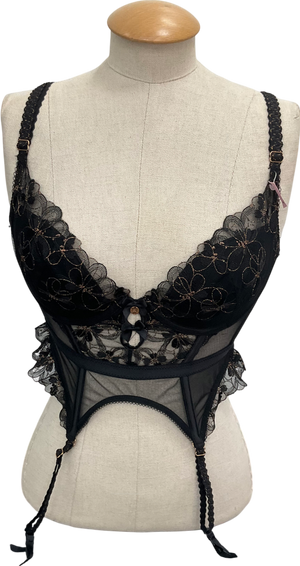 boux avenue Black Bridget Basque UK 34C