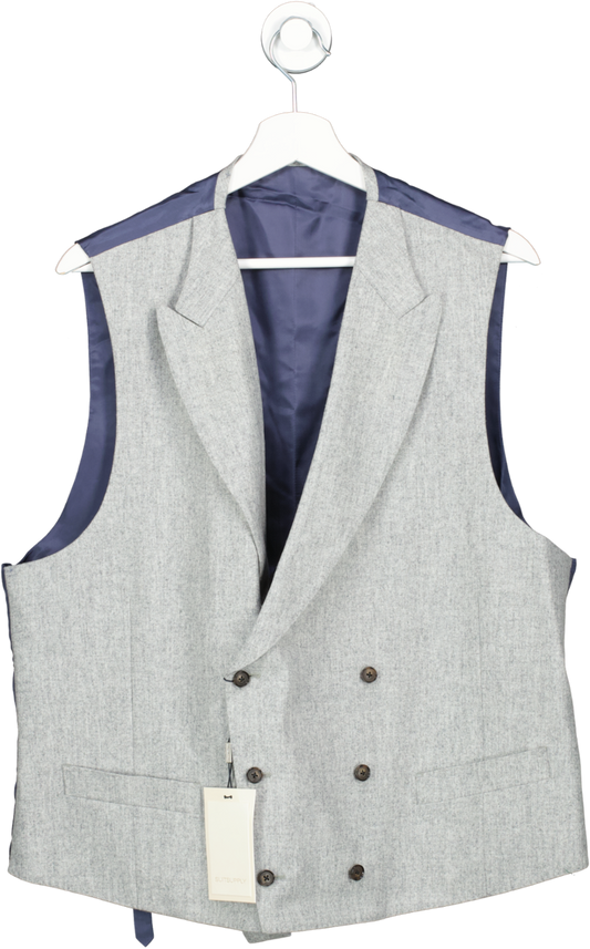 SuitSupply Grey Pure Wool Waistcoat sz46 UK XL