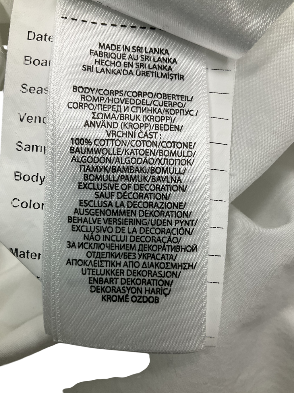 Polo Ralph Lauren White Cotton Classic Shirt UK 6