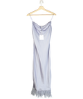 L'academie Purple The Mindy Midi Dress UK XXS