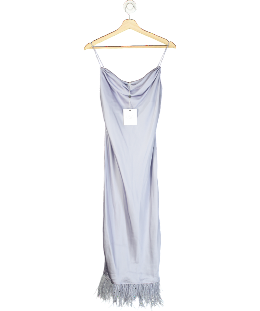 L'academie Purple The Mindy Midi Dress UK XXS