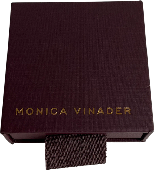 Monica Vinader Yellow Gold Huggie Earrings