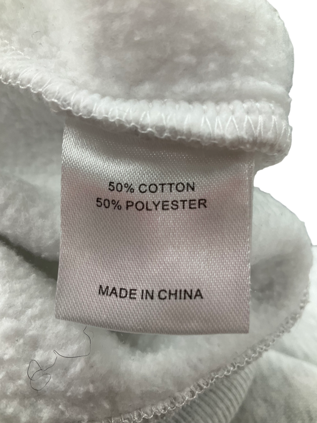 White Fox White With Love In The Moment Oversized Hoodie UK L/XL