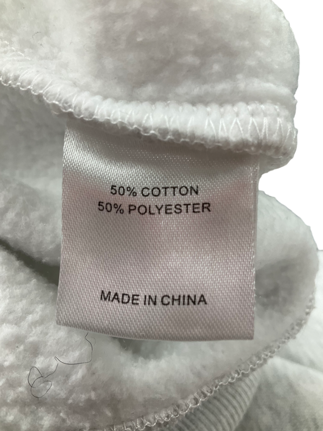 White Fox White With Love In The Moment Oversized Hoodie UK L/XL