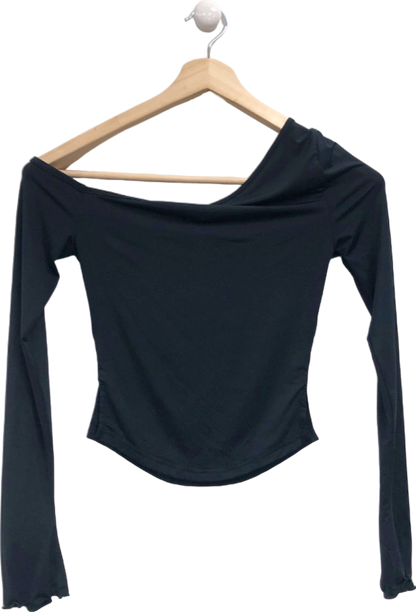 White Fox Black Off-The-Shoulder Top UK XS