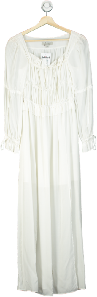 AllSaints White Long Sleeve Dress UK 6