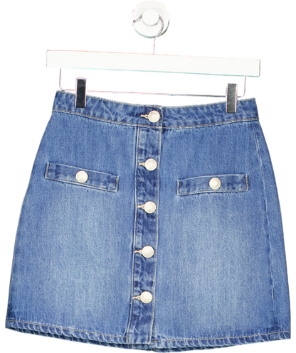 L'agence Blue Kris Denim Mini Skirt W24