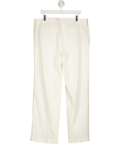 Boden White Mina Linen Trouser UK 18