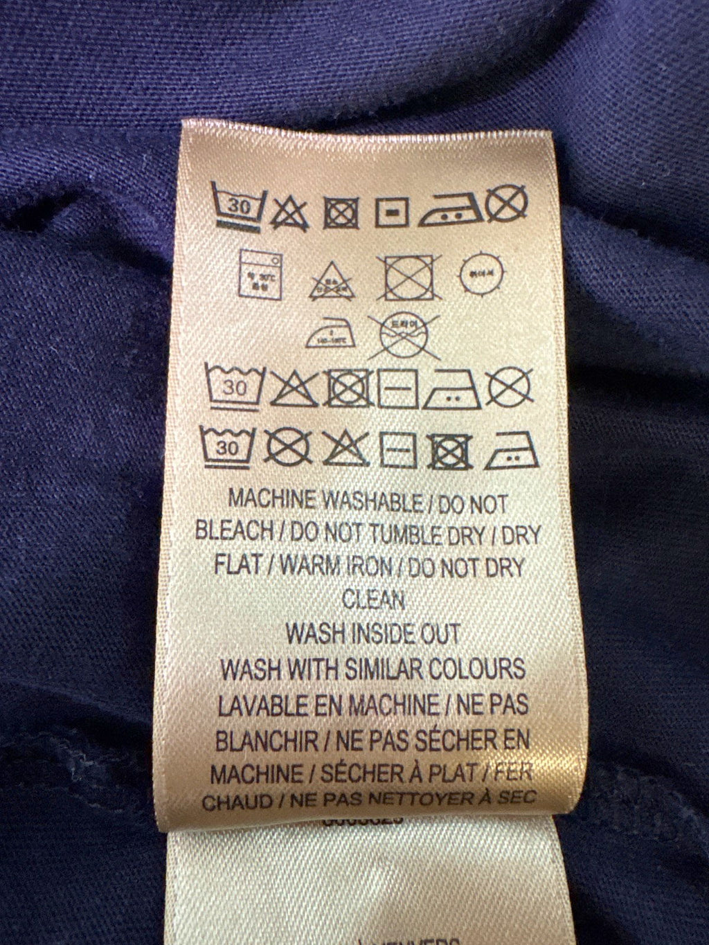 Burberry Navy Blue T-Shirt UK L