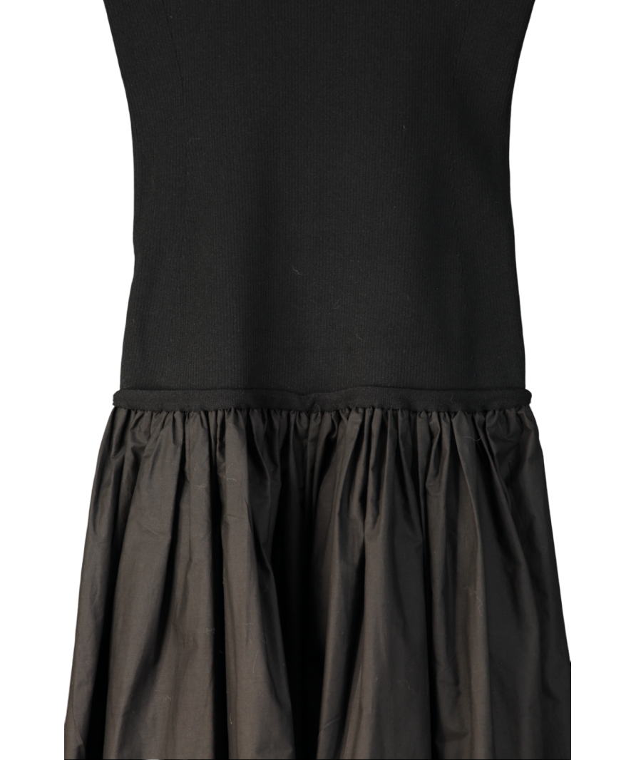 A.L.C. Black Drop Waist Maxi Dress UK M