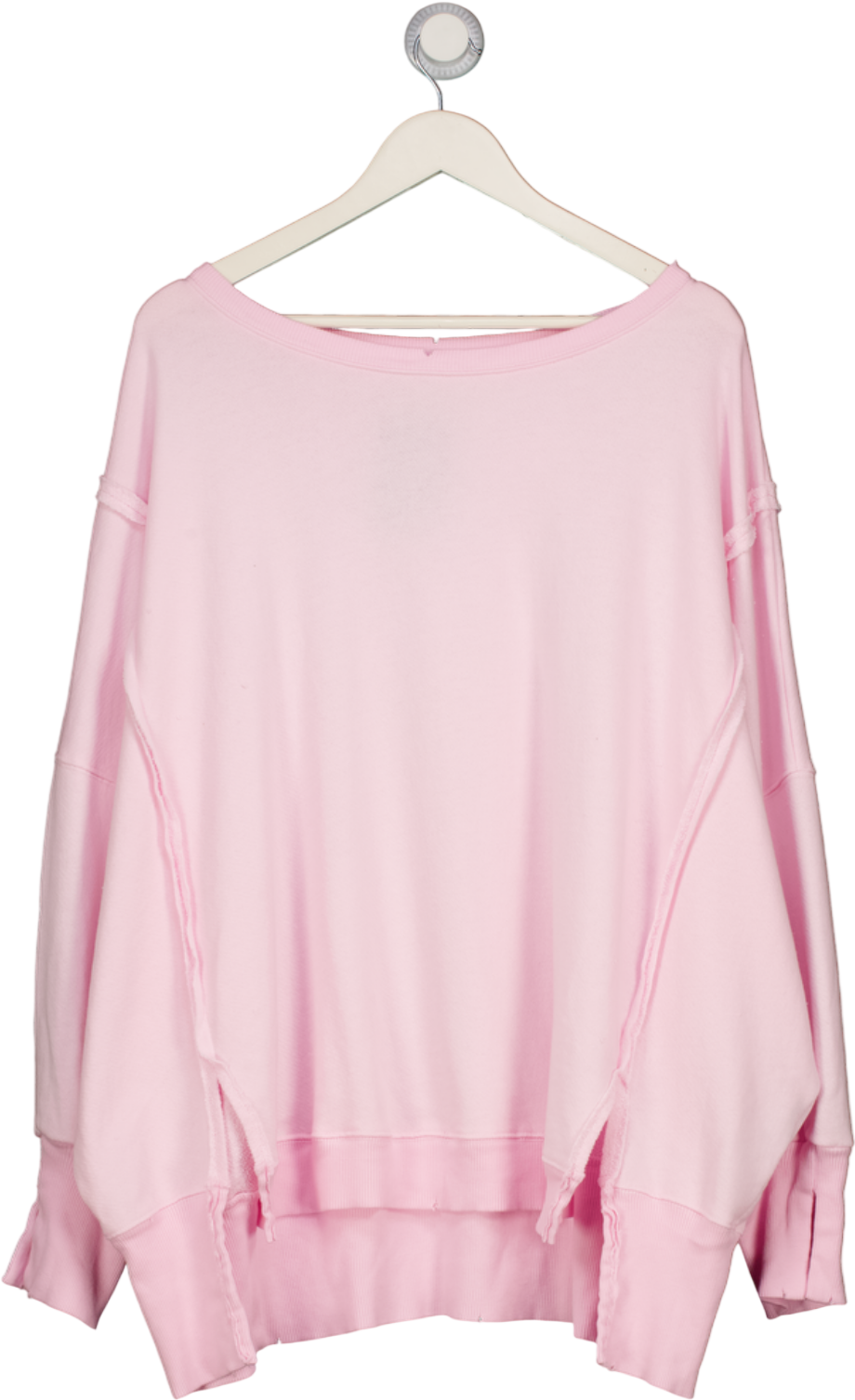 FREE PEOPLE Baby Pink We The Free Camden Sweatshirt UK L