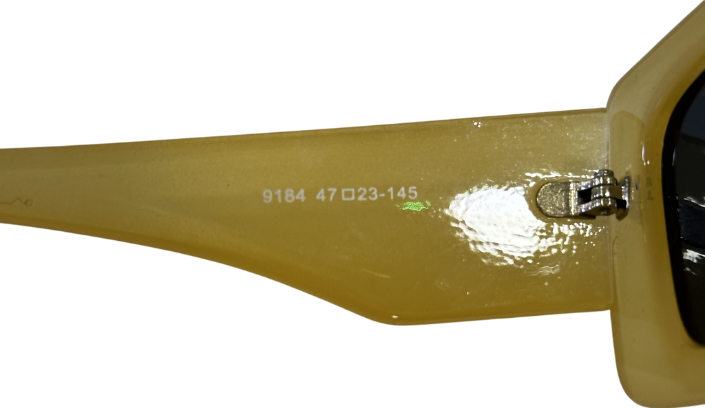 Valeye Yellow The Val Sunglasses One Size