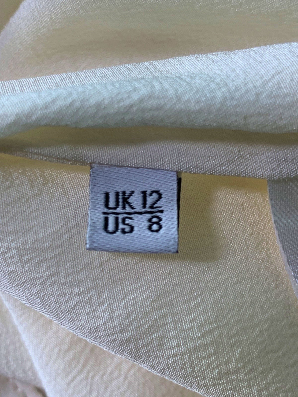 Iris & Ink Off-White Silk Shirt UK 12