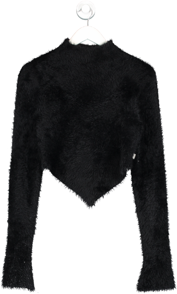 Marc Jacobs Black Hairy Grunge Pointed Sweater UK M