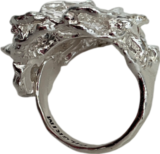 pilgrim Metallic Act Ring Silver-plated - Size N