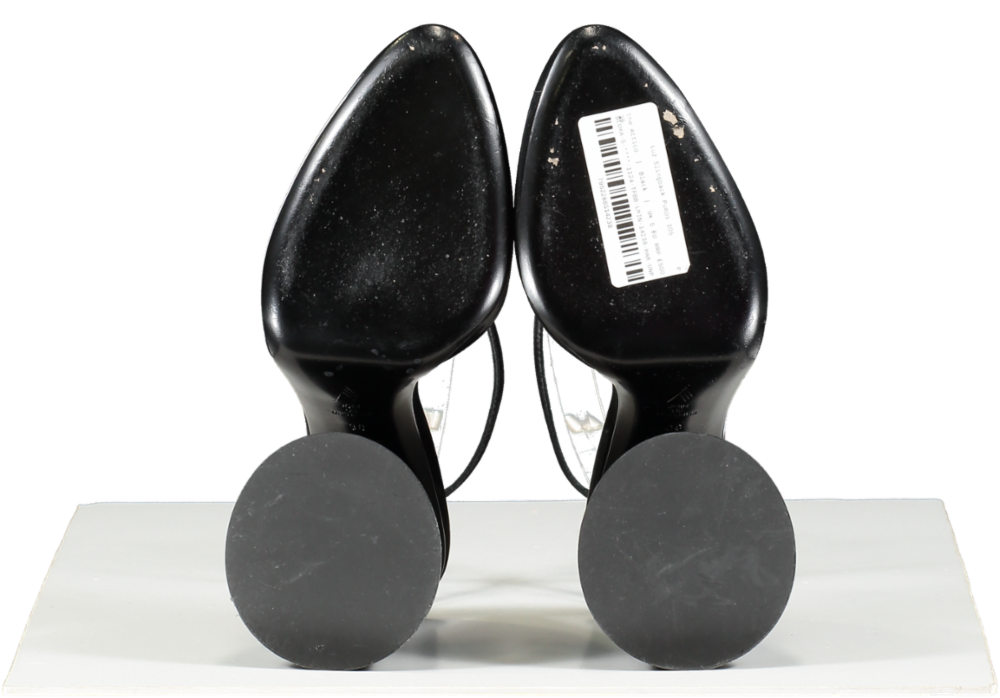 the Attico Black Luz Slingback Pumps 105 UK 5 EU 38 👠