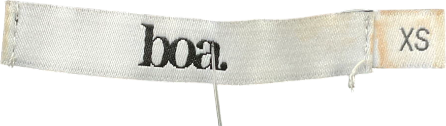 BOA Black Fine Knit Mini Skirt UK XS