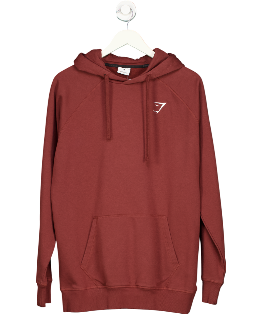 gymshark Red Crest Hoodie UK M