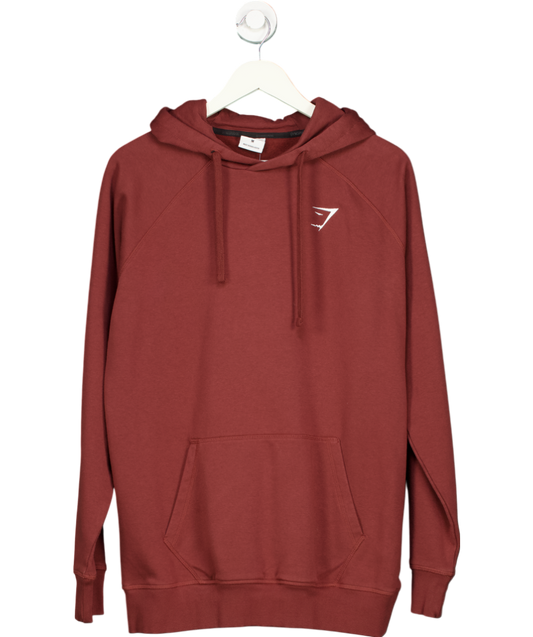 gymshark Red Crest Hoodie UK M