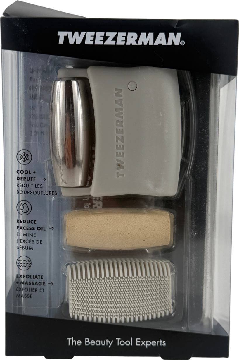 Tweezerman 3-in-1 Facial Roller Set One size