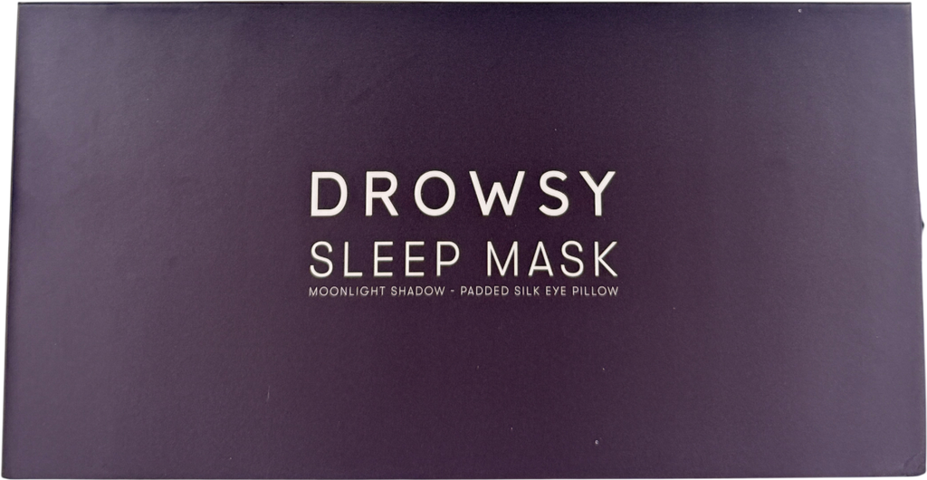 Drowsy Sleep Co Brand-embroidered Padded Silk Sleep Mask n/a