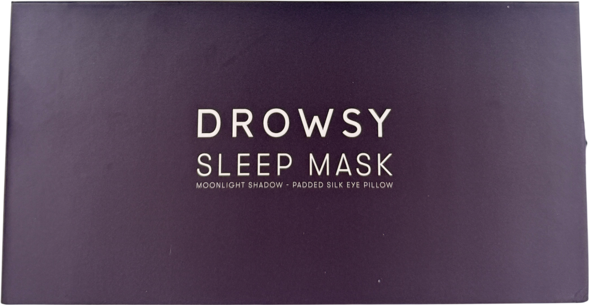 Drowsy Sleep Co Brand-embroidered Padded Silk Sleep Mask n/a