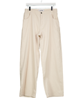ALFIE Beige Straight Wide Corduroy Trousers UK L