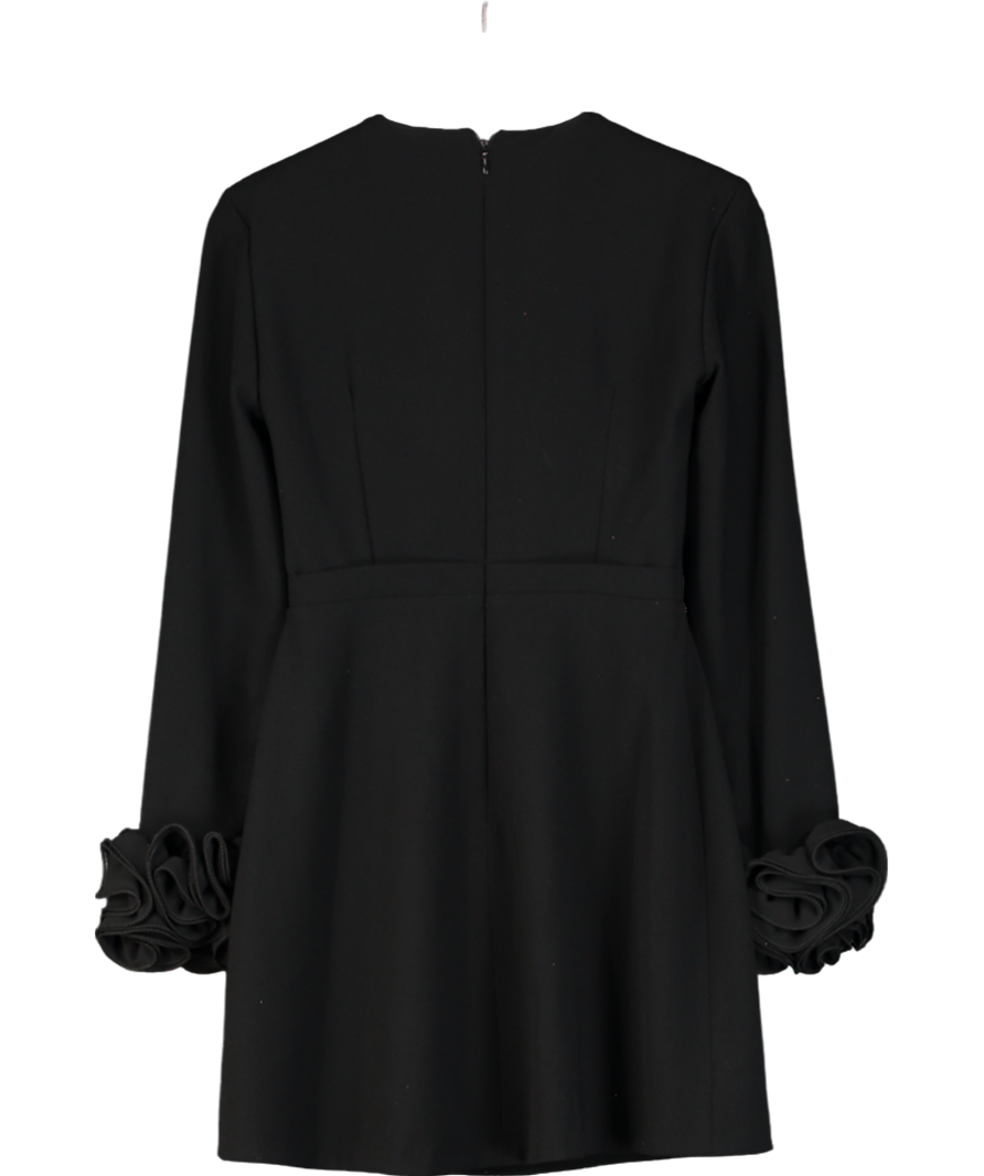 Lou Black Janelle Fancy Neckline Mini Dress UK 6