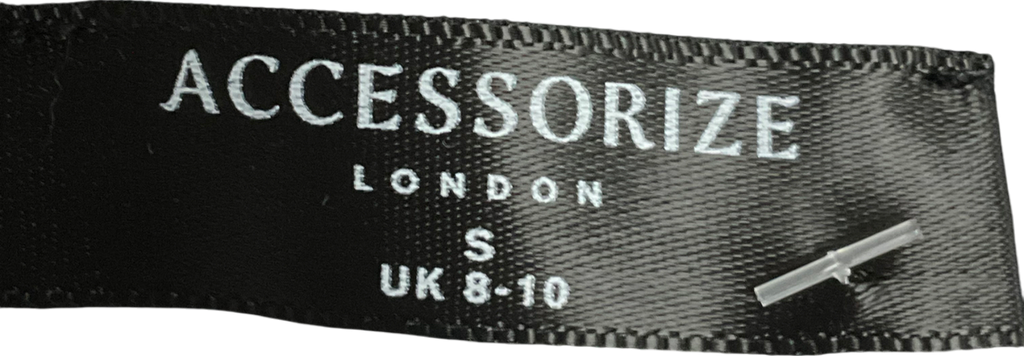 Accessorize Crochet Kaftan Black UK S