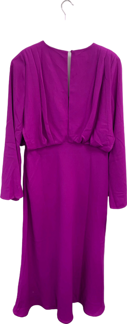 V by Very Purple Midi Dress UK 14