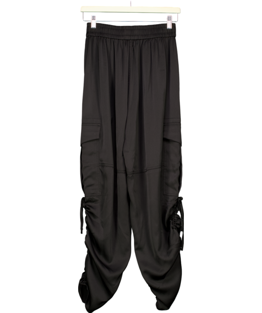 AllSaints Black Kaye Trousers UK S