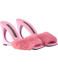 Les Petits Joueurs Pink Lola Mule Teddy UK 5 EU 38