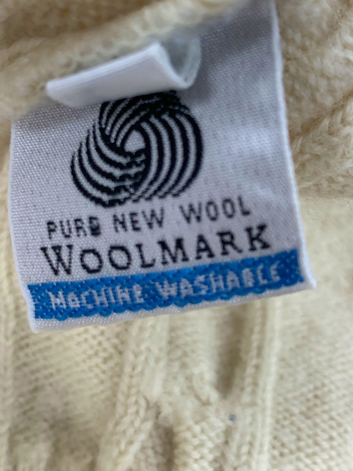 Paul & Shark Cream Cable Knit Jumper UK XL