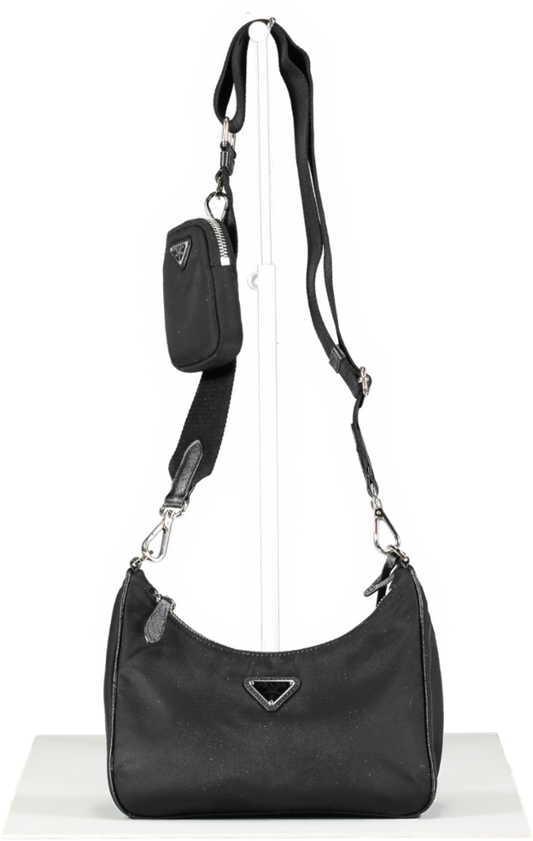 Prada Black Recyled Nylon Shoulder Bag