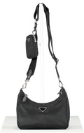 Prada Black Recyled Nylon Shoulder Bag