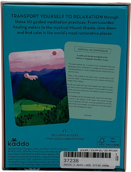 mindful escapes Meditation Cards 55 cards