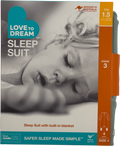 LOVE TO DREAM Green Sleep Suit Long Sleeve Olive Twigs•cotton Fleece 4 Years