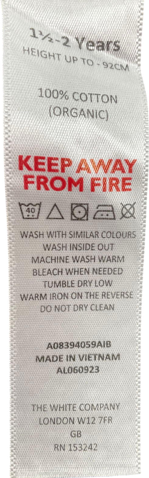 The Little White Company White Camille Floral-print Organic-cotton Dress 1 Year