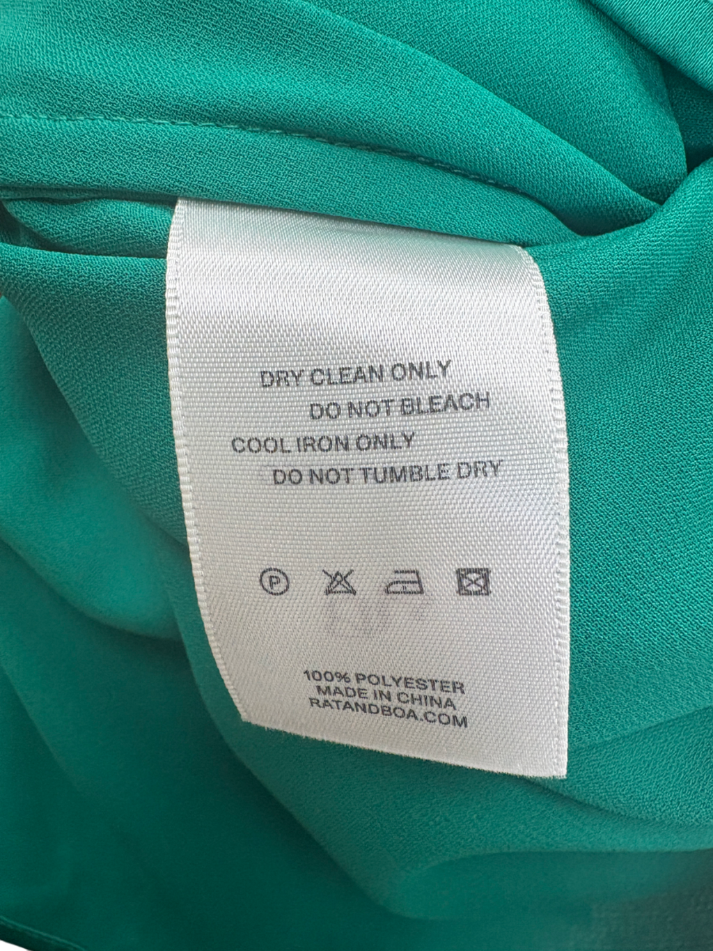 Rat & Boa Green Alanis Shirt Dress UK XS