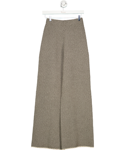 Joseph Cream Chevron Knitted Trousers UK XS