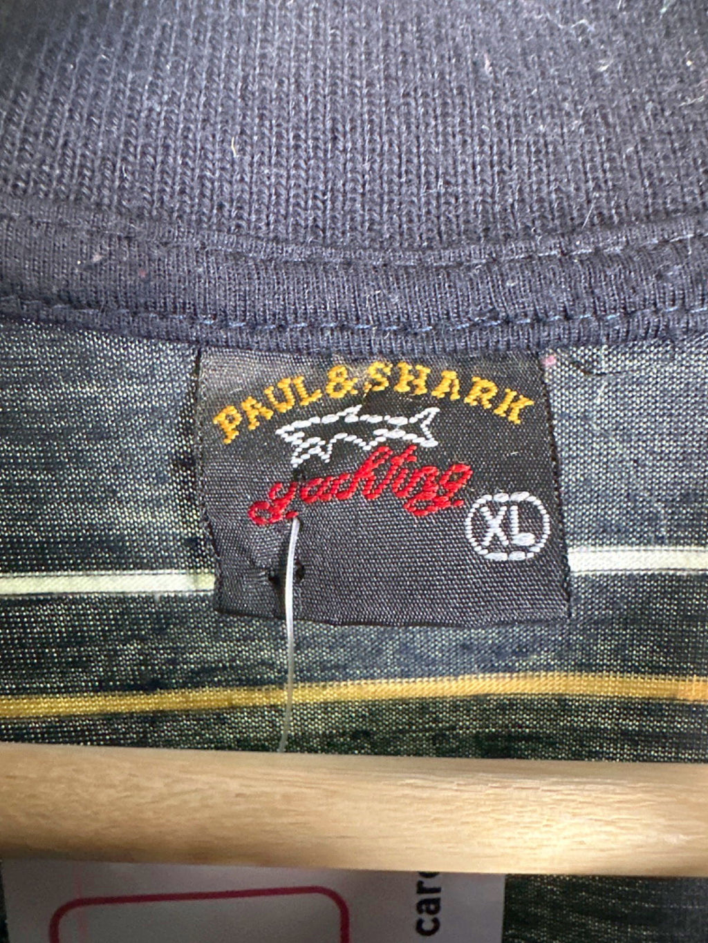 Paul & Shark Navy Striped Polo Shirt UK XL