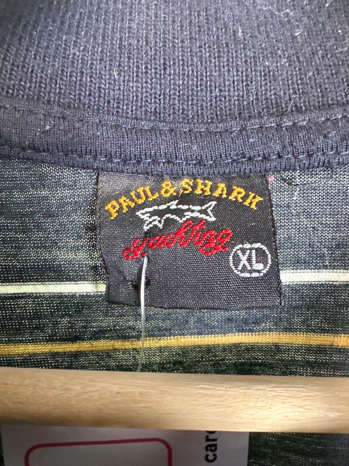 Paul & Shark Navy Striped Polo Shirt UK XL