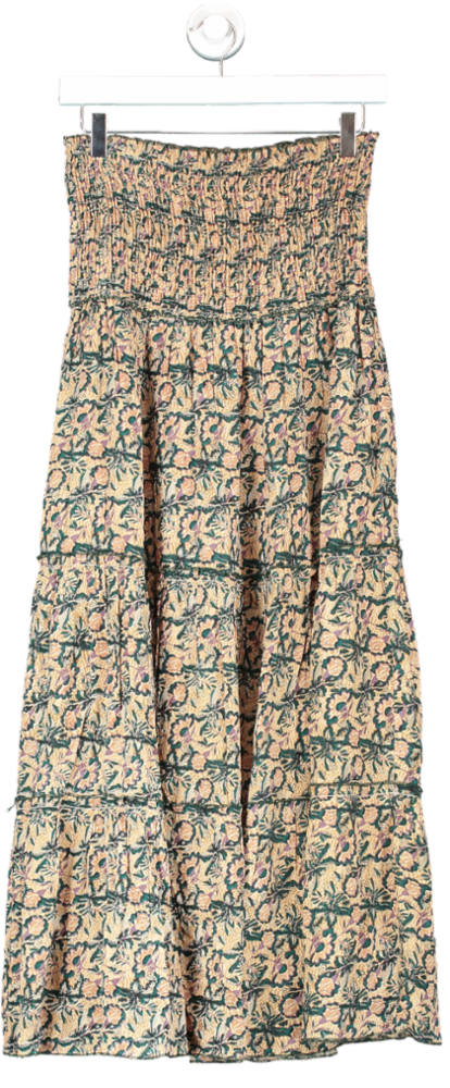 Nekane Multicoloured Long Floral Print Skirt UK S