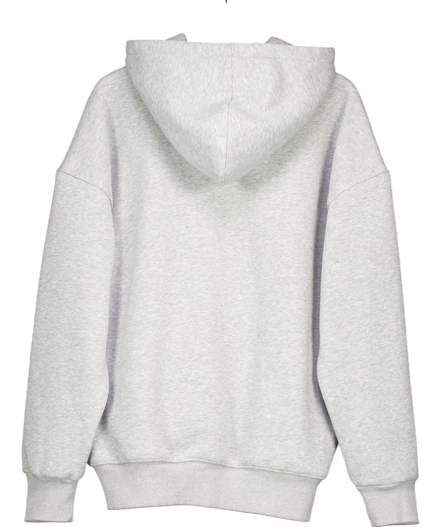 Drama Call Grey Oval Hoodie UK L