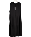 live unlimited Black Jersey Tie Detail Tiered Dress UK 26