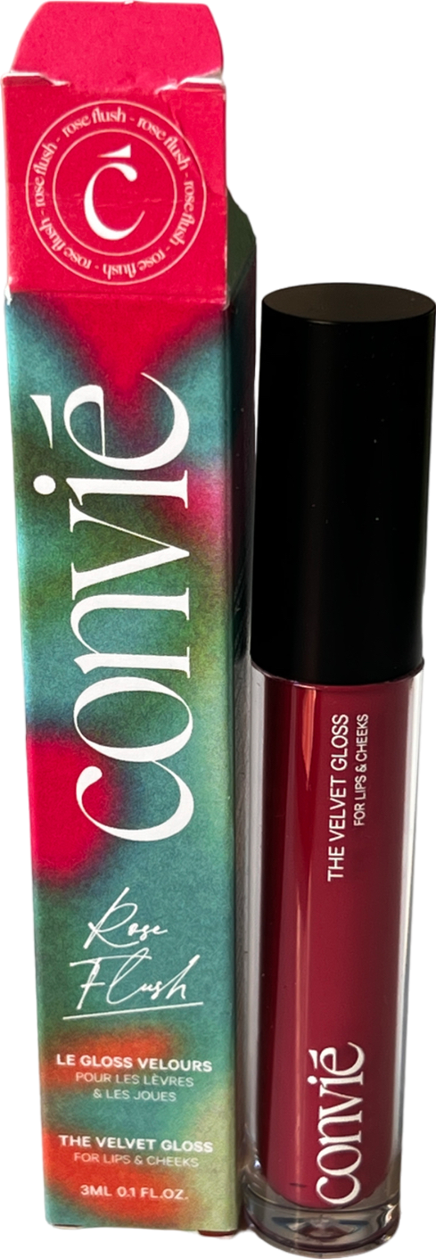 convie Velvet Gloss Lips And Cheeks Rose Flush 3ml