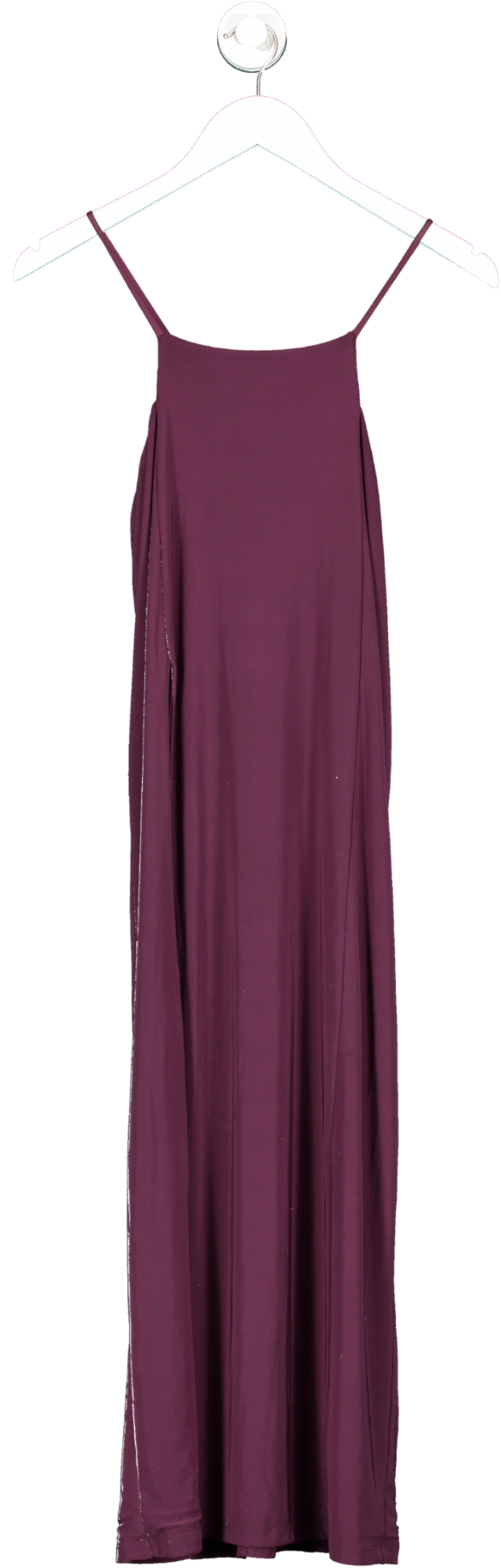 Sincerely Ria Purple Super High Split Midi Dress UK S