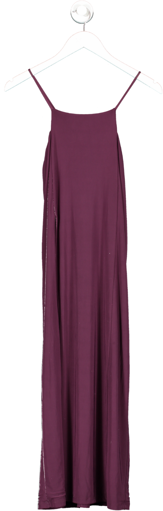 Sincerely Ria Purple Super High Split Midi Dress UK S