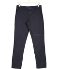 Tessuti et Sondrio Blue Extra Slim Fit Cotton Trousers - Regular Length W32