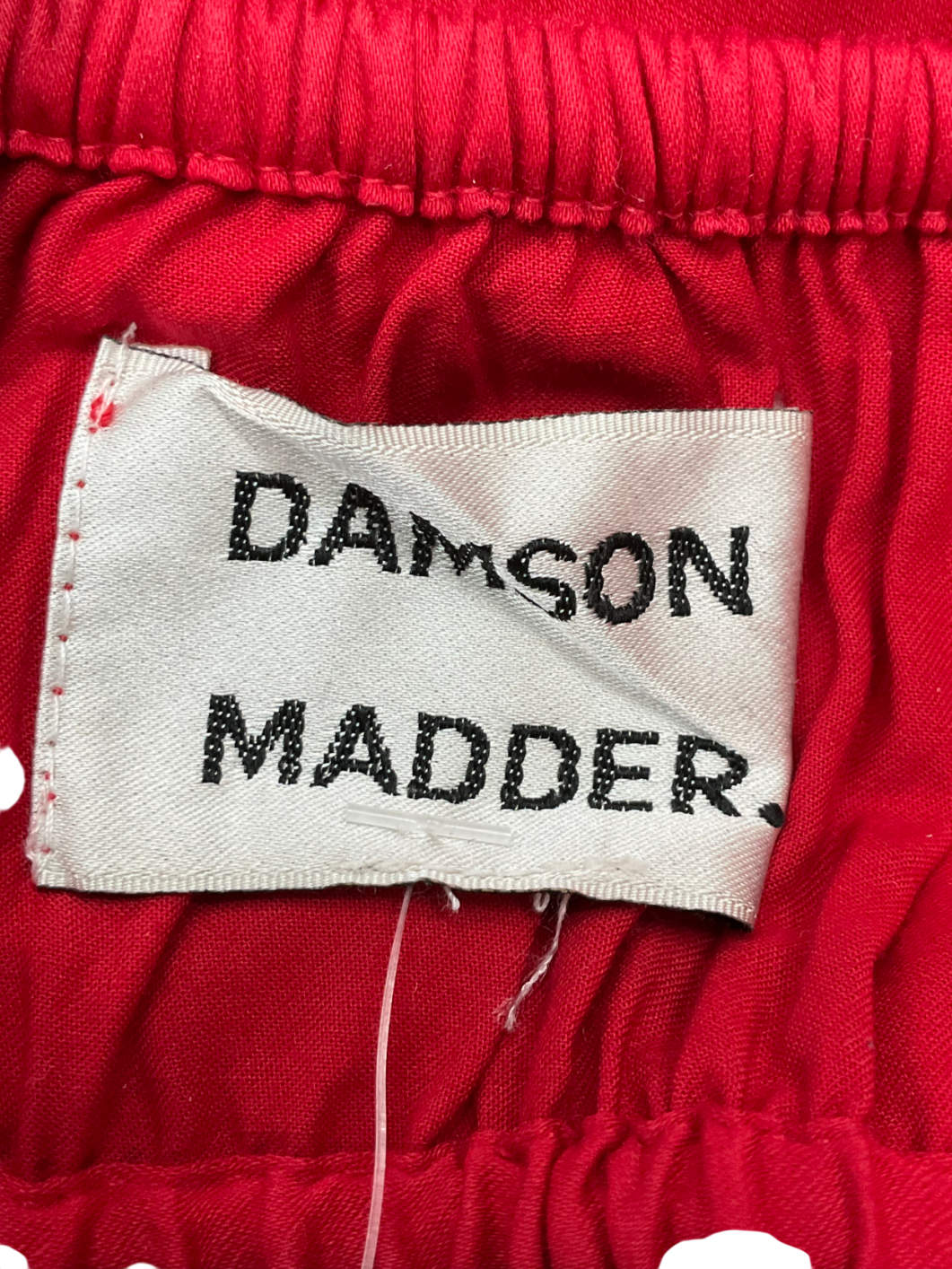 Damson Madder Red Charlotte Midi Tie Detail Skirt UK 14